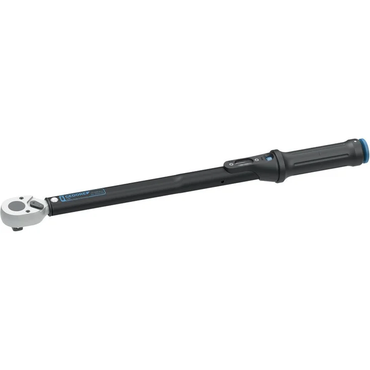 GEDORE Torcoflex Drehmomentschlüssel, 1-2 Zoll, 40-200 Nm, Mit Hebel-Umschaltknarre, Stahlrohr, Schwarz-Blau – Bild 1