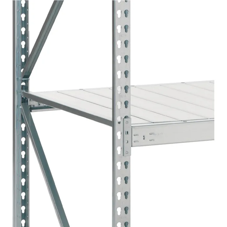 Fachboden B1400xT800mm Trgf.600kg Stahlpaneel silber verz.f.Weitspannregal