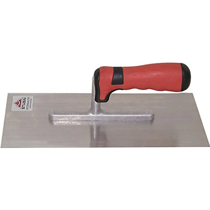 Stubai 4336312K Glättekelle Serie 2K rostfrei 280x130x0,75, rot, Medium