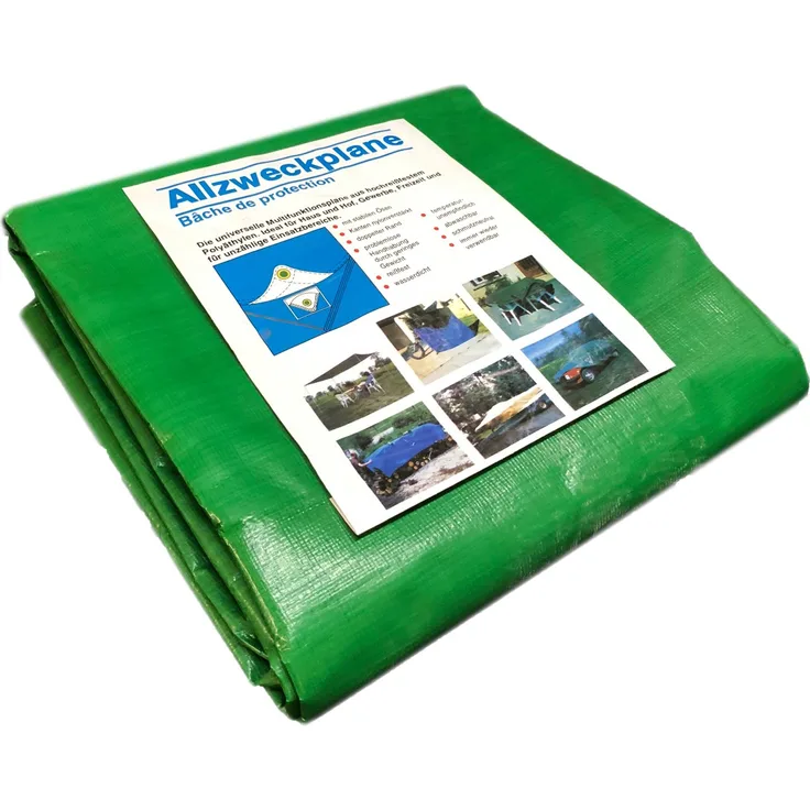 Gewebeplane 150g 6m x 8m Abdeckplane Bootsplane Allzweckplane Plane