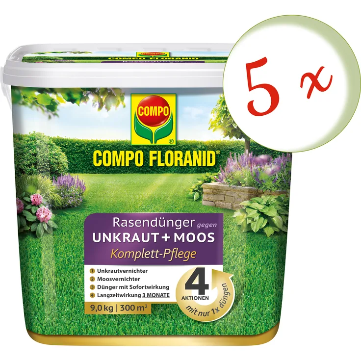 COMPO Rasendnger gegen Unkraut + Moos, 3 kg: Tests, Infos & Preisvergleich