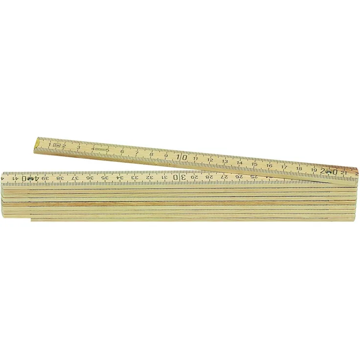 Metrica 23090 Holzmassstab 2 m, natur