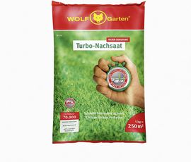 WOLF-Garten 3826050 Turbo-Nachsaat LR 250 m², 5 kg, Rasendichte 70.000 Triebe/m²