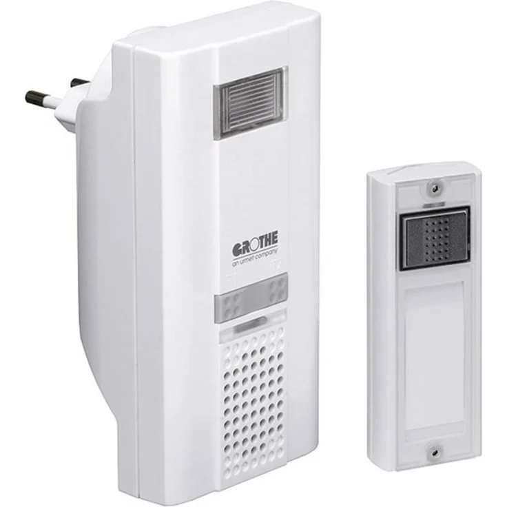 Grothe 1502005 Funkgong Steckdosen Set, 6 Melodien Mistral 400, 230 V – Bild 1