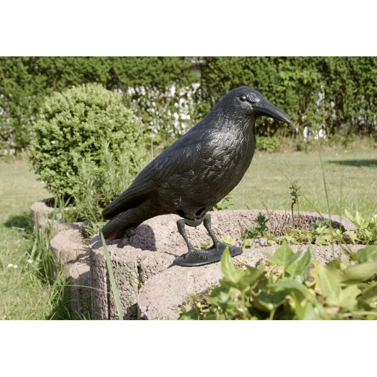 Elmar Jung Tierfigur Rabe Classic L=37 cm, H=15 cm, Kunststoff