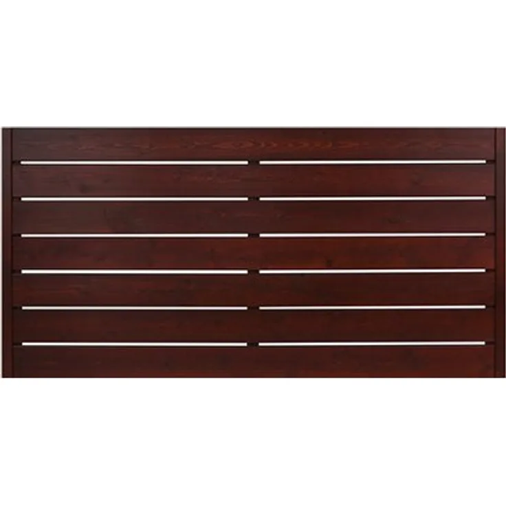Andrewex Sichtschutzzaunelement Faro braun Lackiert 90 cm x 180 cm