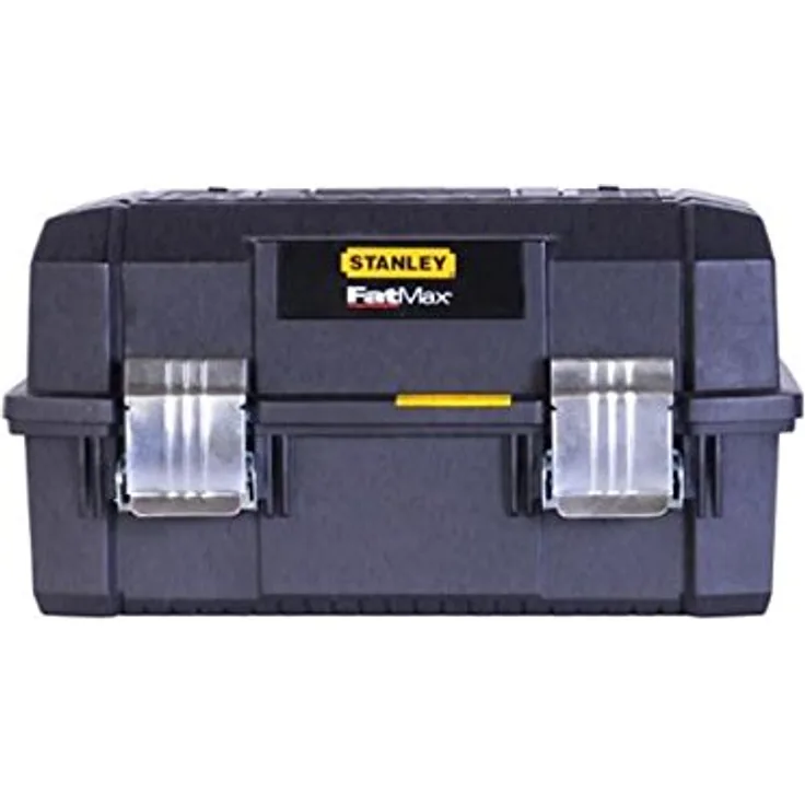 Stanley FatMax Cantilever Werkzeugbox (18 Zoll, 46 x 32 x 24 cm, Koffer für Werkzeuge, Box mit ausladenden Schubfächern, robuster und geräumiger Behälter mit Wasserschutz) FMST1-71219