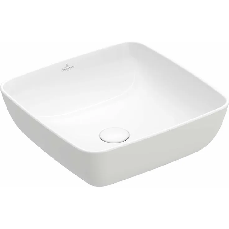 Villeroy & Boch Artis Aufsatzwaschtisch B:41xT:41cm ohne Hahnloch ohne Überlauf weiß 41784101