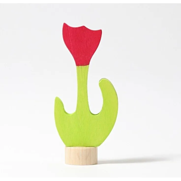 Steckfigur rote Tulpe - GRIMMS 03660