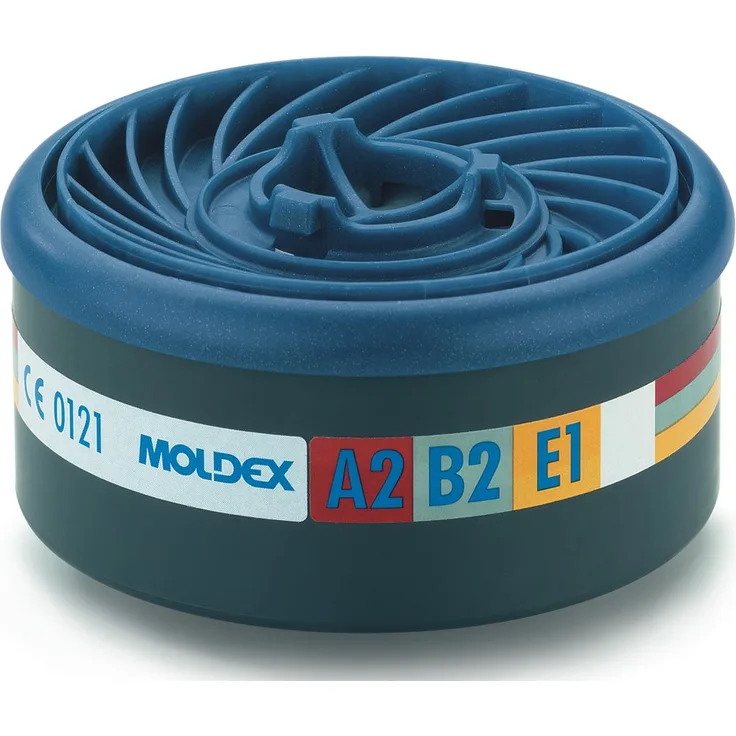 Moldex Gasfilter A2B2E1 für Serie 7000 und 9000 Easy Lock, 8 Stück, 9500