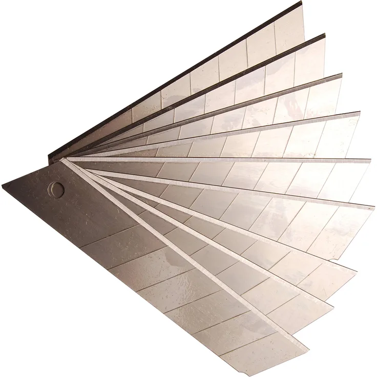 BGS 50626 | Abbrechklingen | 10-tlg. | 25 mm | für Cutter, Teppichmesser | Ersatzklingen-Satz | Messerklingen