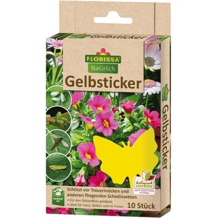 Florissa Gelbsticker 10 Stück