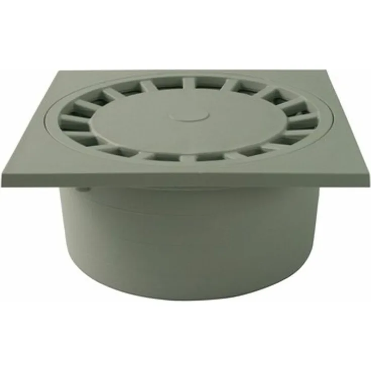 Marley Deutschland Marley Bodenablauf DN110 Flacheinbau 25x25cm Ablauf Hausablauf Hofablauf und Geruchsverschluß