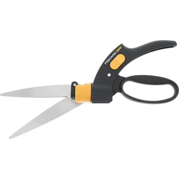 Fiskars Rasenkantenschere Servo-System, Handlich, Länge 33 cm Grasschere Stahl-Klingen-Kunststoff-Griff, Schwarz-Orange, GS42, 1000589 klein und mittelgroß – Bild 4