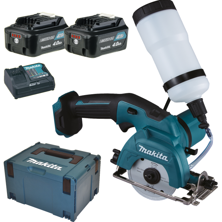 Makita Akku- Glas- und Fliesenschneider CC301DSMJ (10,8 V, 4,0Ah, 2 Akkus und Ladegerät im MAKPAC)