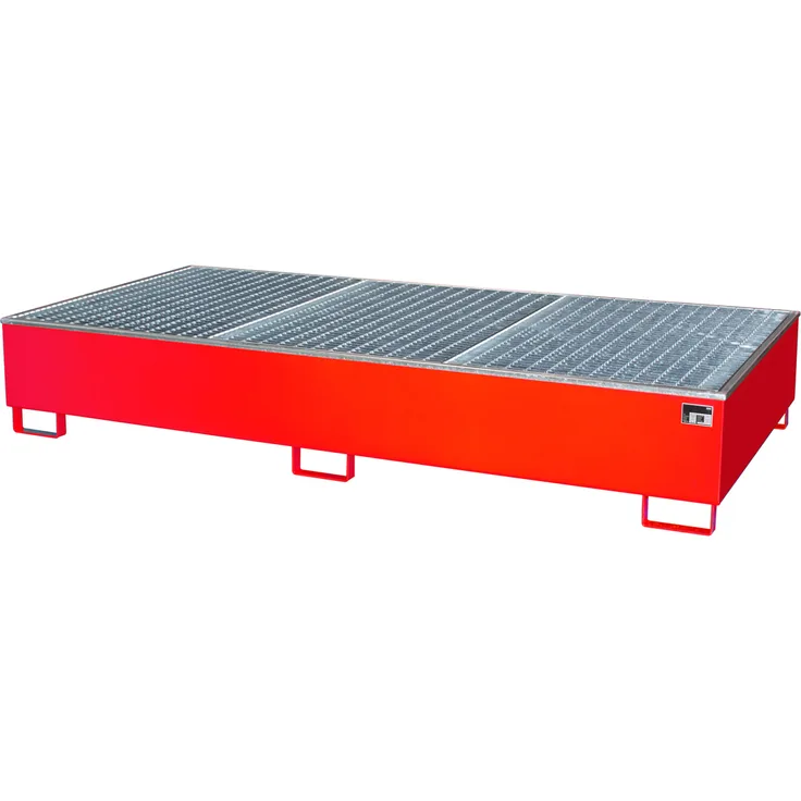Bauer Auffangwanne AW 1000-2-PE, lackiert, Feuerrot