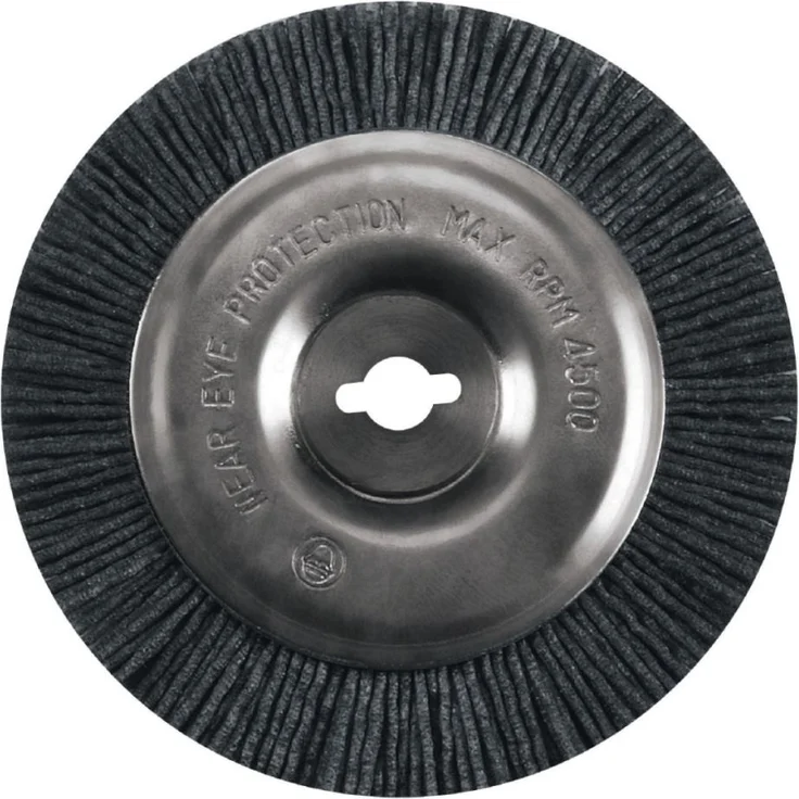 Original Einhell Ersatzbürste Nylon GC-EG 1410 (passend für Elektrischer Fugenreiniger BG-EG 1410, Bürste aus Nylon mit 100 mm Durchmesser) – Bild 1