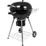 Barbecue-Kugelstandgrill, BBQ Holzkohlegrill, Grillfläche 54 x 45 cm