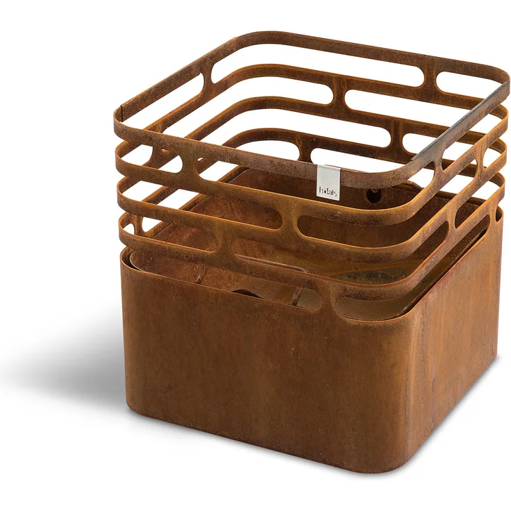 Höfats - Cube Feuerkorb - Grill - Hocker