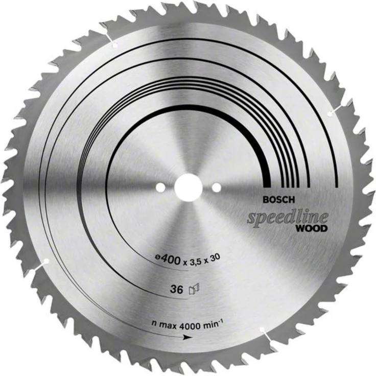 Bosch Professional Kreissägeblatt Speedline Wood zum Sägen in Holz für Tischkreissägen (Ø 250 mm) – Bild 1
