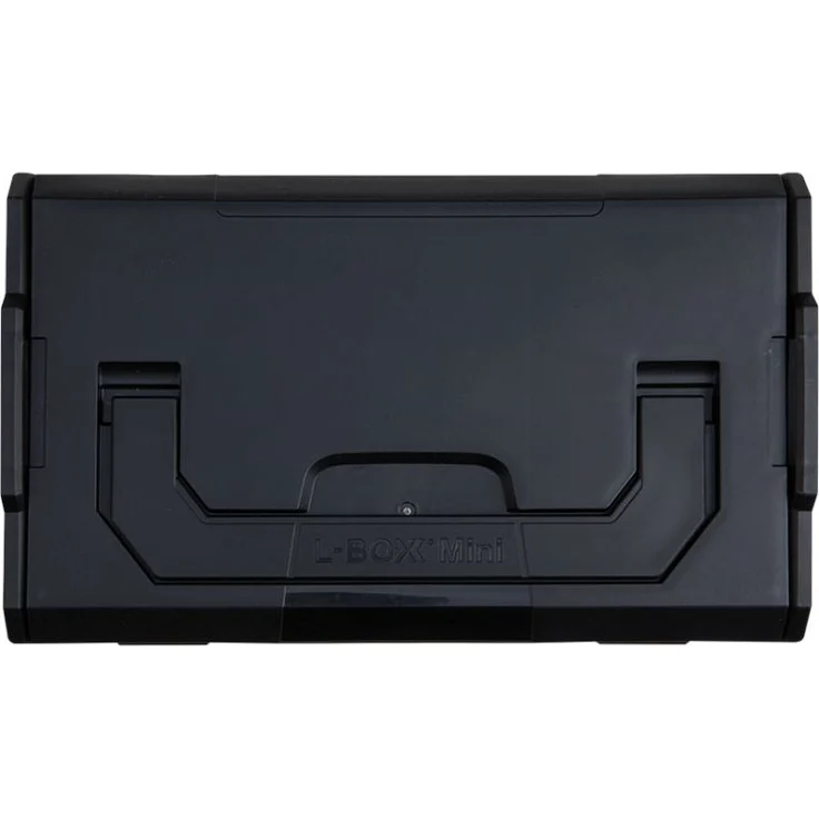 BS Systems L-BOXX Mini opak BSSVerkehrsschwarz mit anthrazitgrauen Koppelhebeln – Bild 2