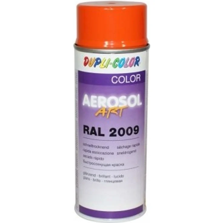 Aerosol Art RAL 2009 Buntlack glänzend 400 ml – Bild 1