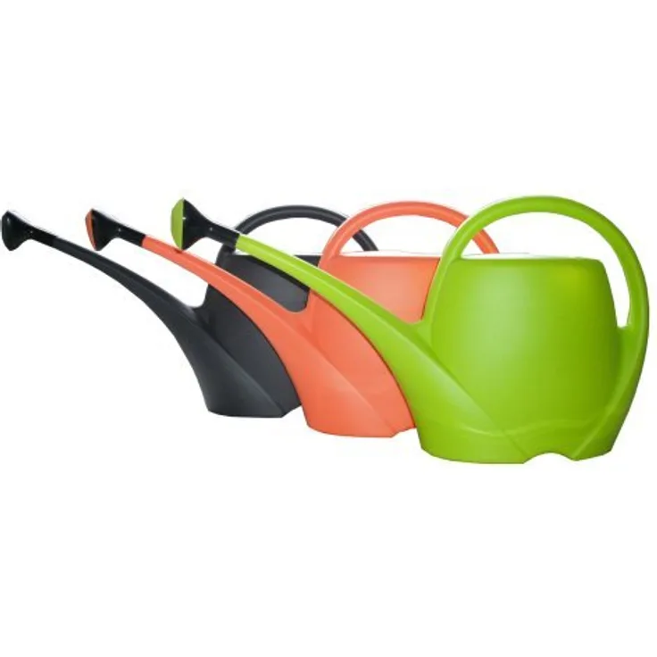 Plastkon Gießkanne und Blumensprüher Spring 1,7 L, anthrazit/grau