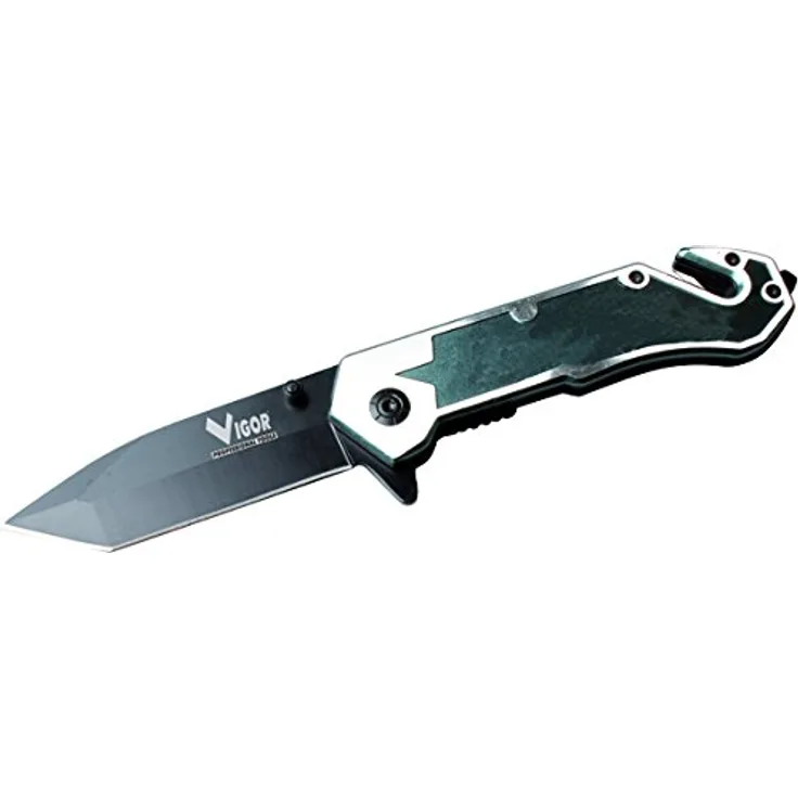 Vigor 4413015 Messer Klappmesser Typ Reiher, schwarz