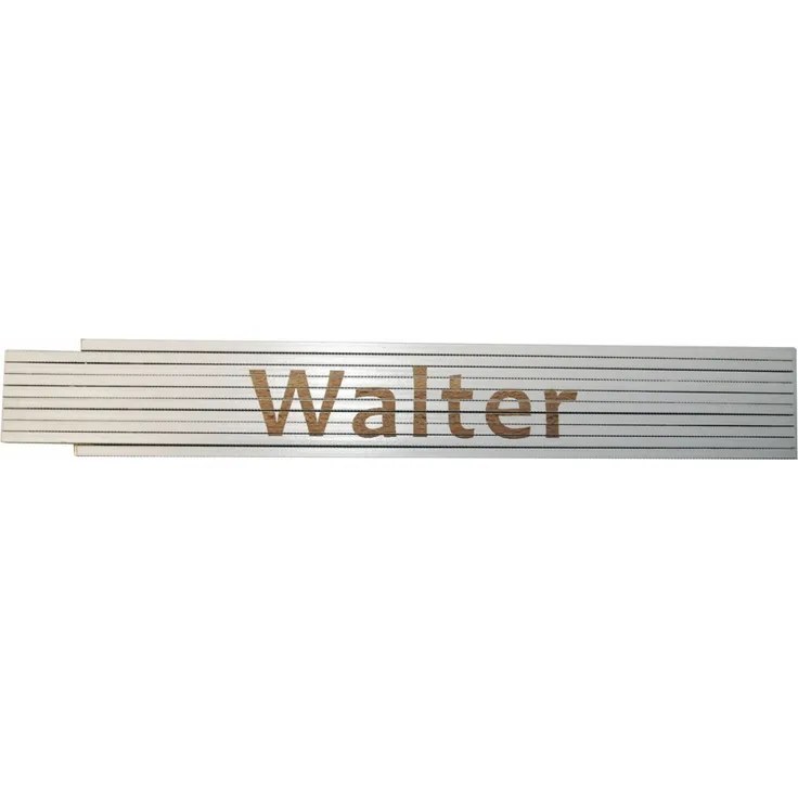Zollstock Walter'' ''2 m, weiß''''