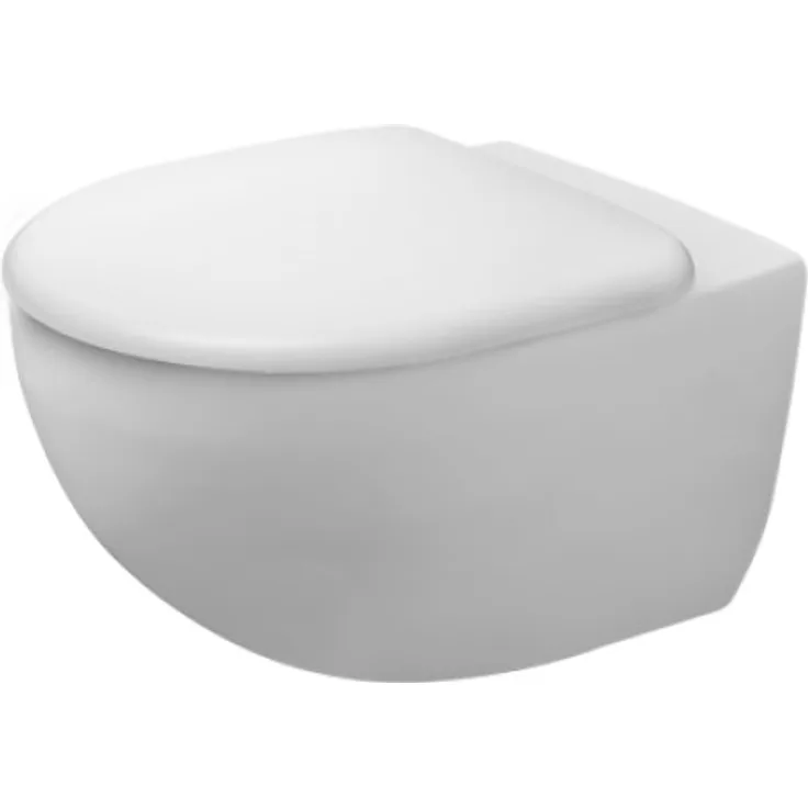 Duravit Wand-WC Architec, 257209, rimless, 365x575mm, Tiefspüler 4,5 l, Farbe: Weiß - 2572090000