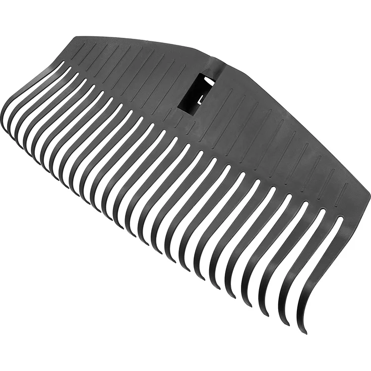 Fiskars Laubbesen, 25 Zinken, Länge: 175 cm, Breite: 52 cm, Kunststoff-Zinken-Aluminium-Stiel, Schwarz-Orange, L, Solid, 1003465 – Bild 2