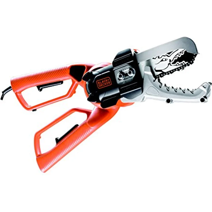 Black + Decker GK1000-QS Elektro-Astschere Alligator,550W, 550 W, 230 V Elektro-Kettensäge, 10 cm Schwertlänge – Bild 1