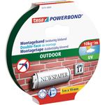 tesa Powerbond Outdoor (Doppelseitiges Montageband für den Außenbereich, Wasserfestes, starkes, UV,beständiges Klebeband, 5 m x 19 mm) - Preisvergleich