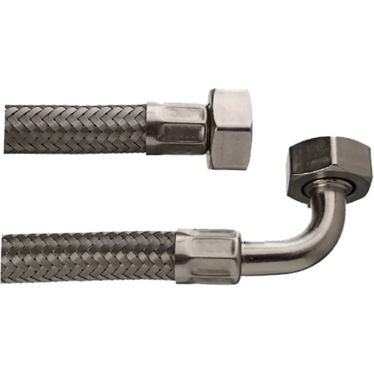 CORNAT Hochdruck-Zulaufschlauch Aus rostfreiem Stahldrahtgeflecht3/4'' IG, 3/4'' AG, 2000 mm
