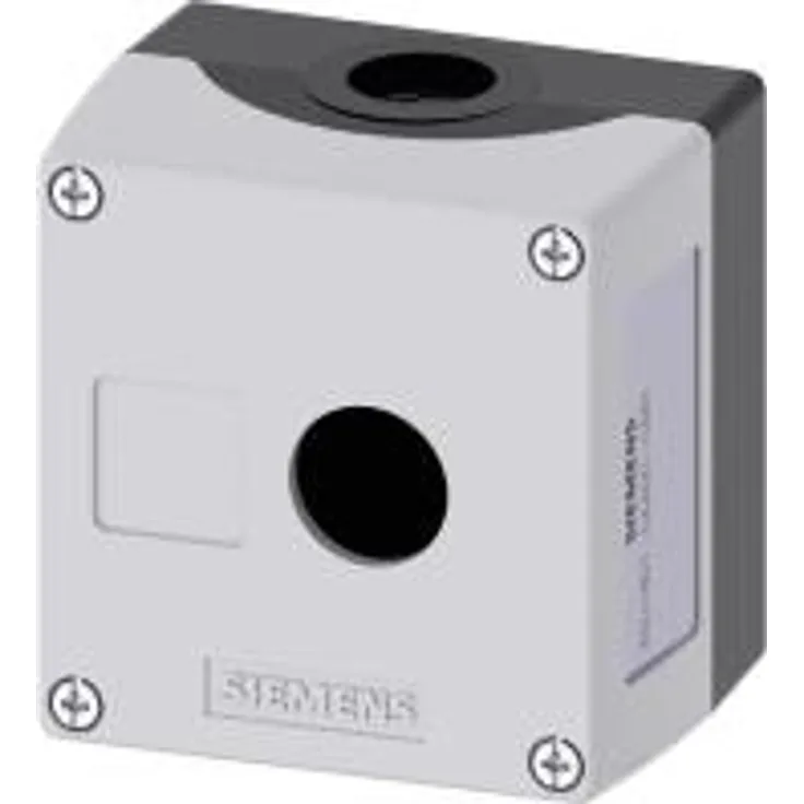 Siemens Leergehäuse 1 Einbaustelle (L x B x H) 85 x 85 x 64 mm unbeschriftet Grau SIRIUS ACT 3SU1801-0AA00-0AB1 1 St. (3SU1801-0AA00-0AB1)