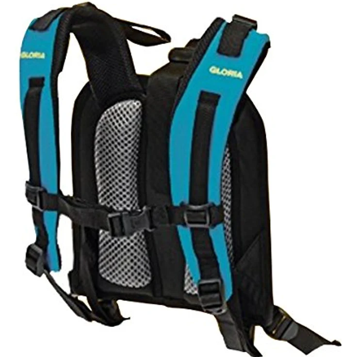 Gloria Pro 1300 Tragegestell, schwarz / blau, 20 x 10 x 35 cm