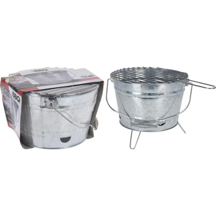 Grillschweine BBQ Grilleimer Verzinkt 27x22cm