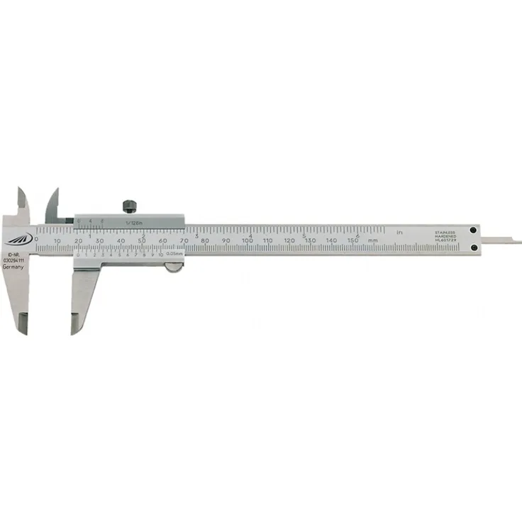 Helios Preisser Taschenmessschieber DIN 862 SOFT-SLIDE 200mm Schr.eck.H.PREISSER