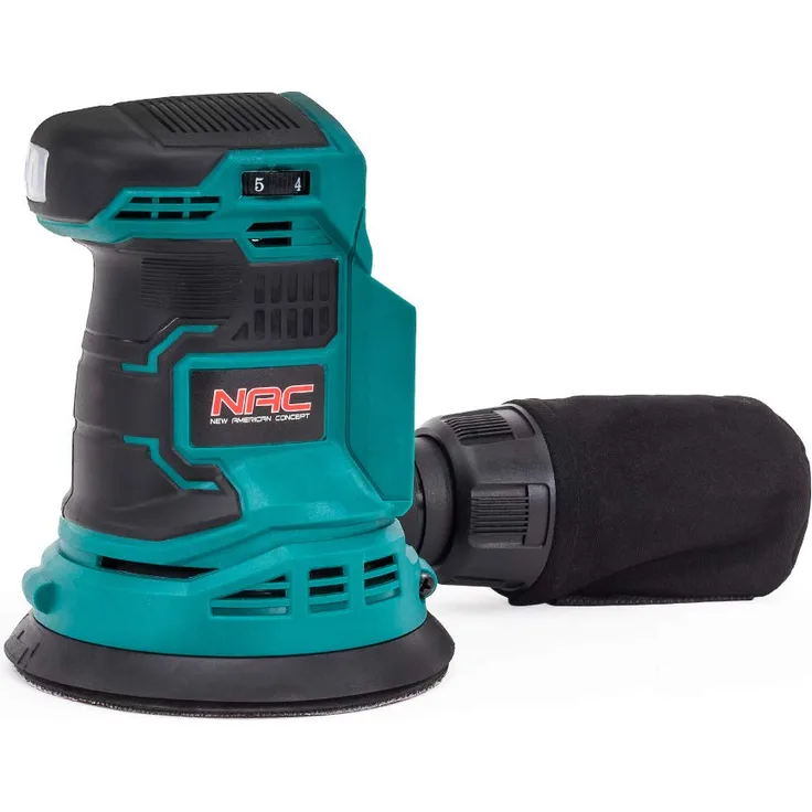 NAC NEW AMERICAN CONPTEPT OS-125-LI-20V Exzenterschleifer 20V 125mm 0-10000rpm ohne Akku