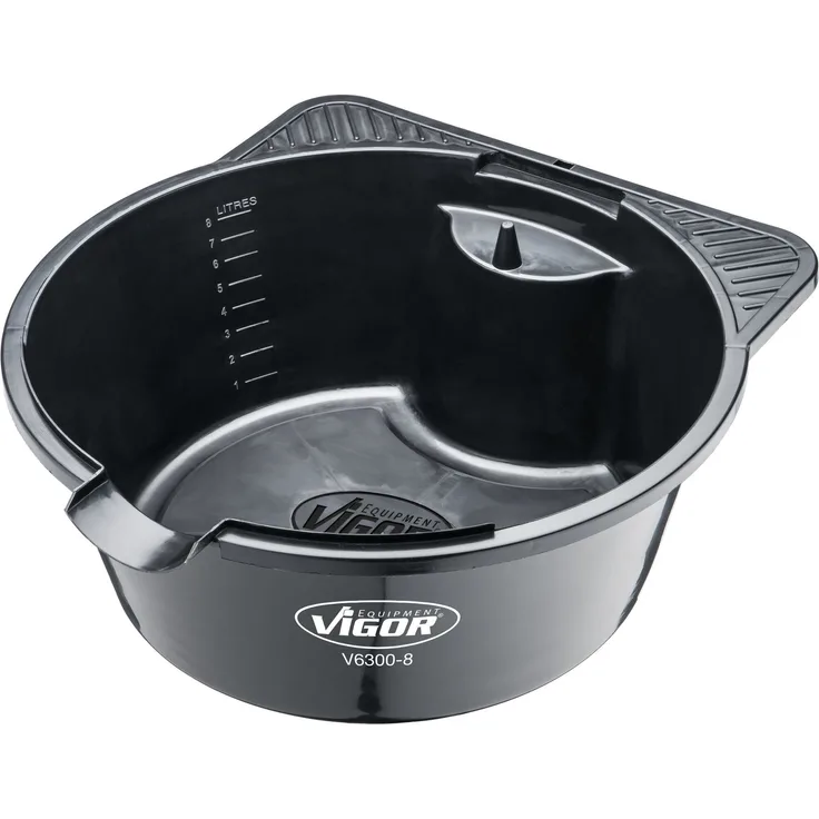 Vigor Öl-Ablasswanne (Fassungsvermögen: 8 l) V6300-8, Schwarz