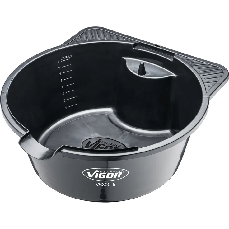 Vigor Öl-Ablasswanne (Fassungsvermögen: 8 l) V6300-8, Schwarz