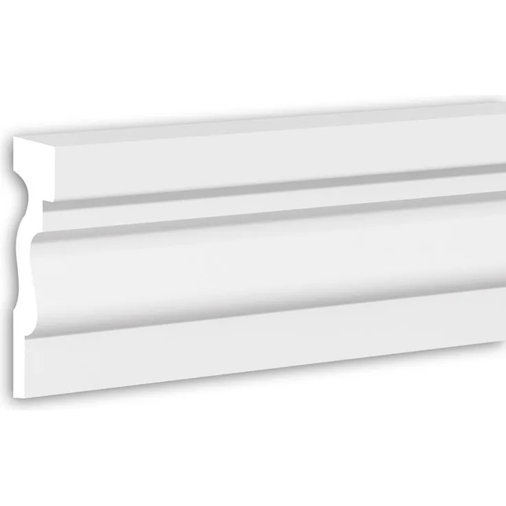 Gewände 484005 Fassadenprofil Stuckleiste Fassadenelement Neo-Klassizismus-Stil weiß 2 m