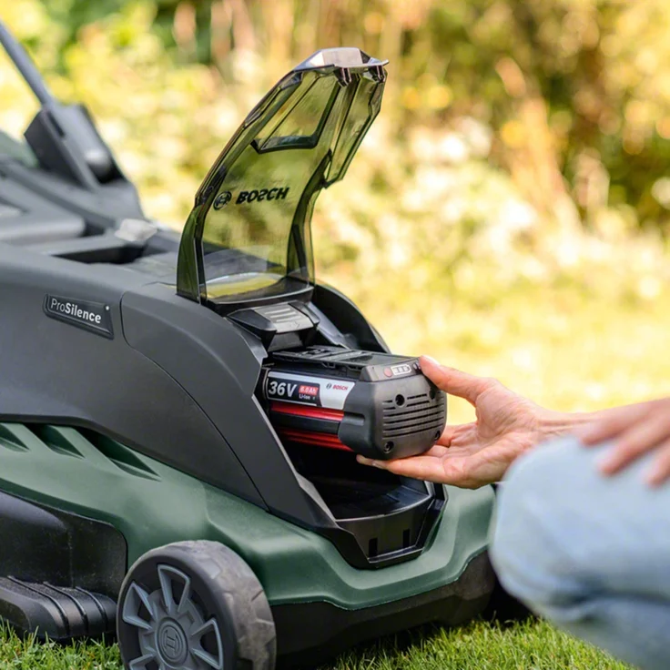 Bosch 36V Akku Rasenmäher Advanced Rotak 36-750, 1 Akku und Ladegerät, Rasenflächen bis 750 m², Arbeitsbreite 46 cm, im Karton - 0 600 8B9 706 – Bild 3