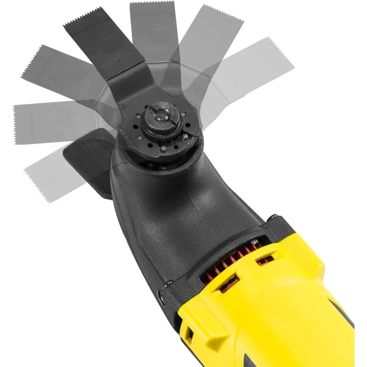 TROTEC Multifunktionswerkzeug PMTS 10-230V mit Schnellspannsystem 300W-Motor umfangreiches Zubehörset Transportkoffer – Bild 3