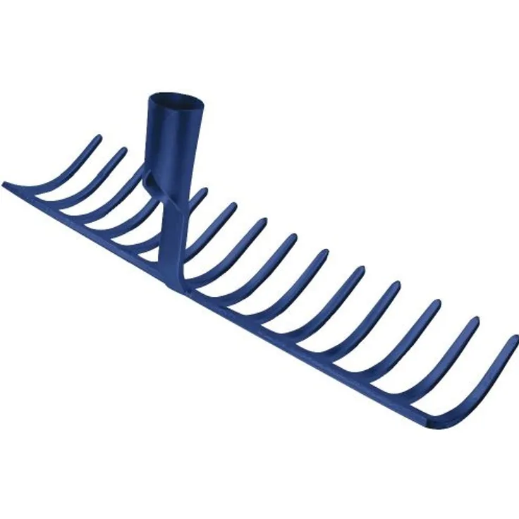 Idealspaten WEG10834 Straßenrechen ''Sieger'', blau, 40 x 25 x 15 cm