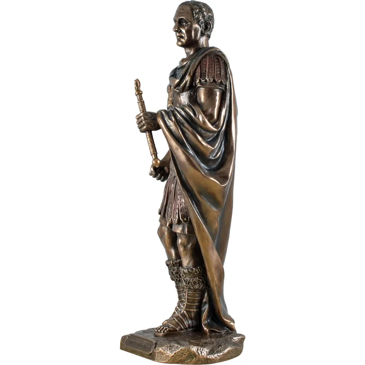 Veronese 708-6171 Figur Gaius Julius Cäsar römischer Imperator 26 cm Skulptur Rom bronziert