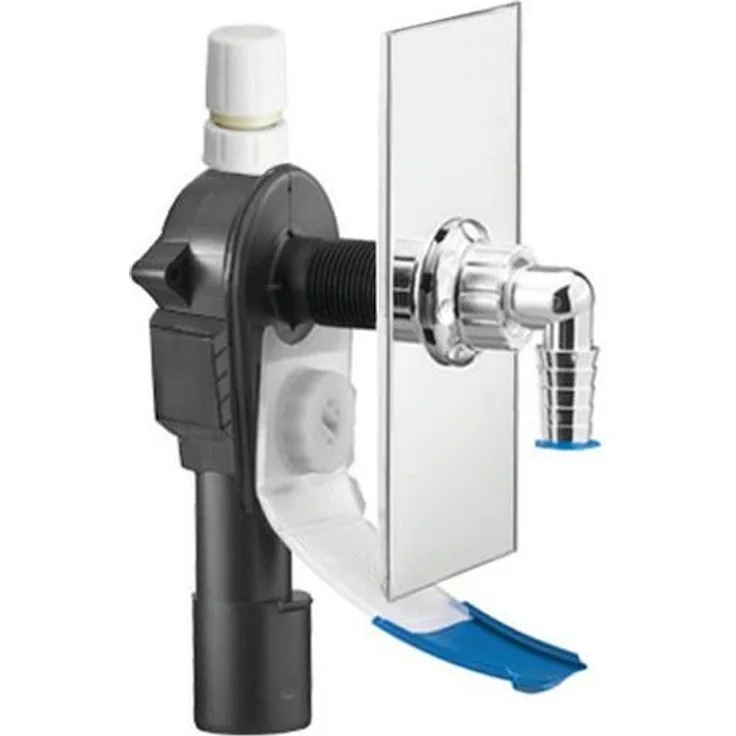 Unterputz-Geräte-Siphon OHA 4400 mit Wasserrutsche und Rohrbelüfter