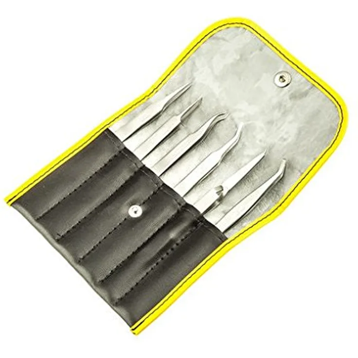 Bernstein Werkzeug GmbH 5-050 6-teiliger Satz SMD-Pinzetten, 6 Stück