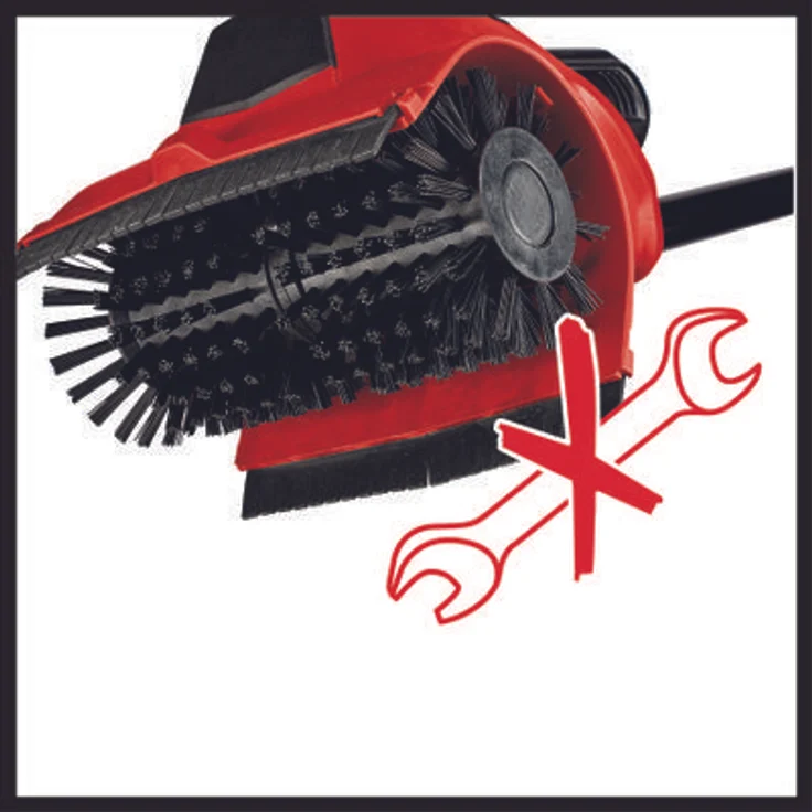 Einhell Akku-Oberflächenbürste PICOBELLA (3424200) Power X-Change PXC 21 cm Arbeitsbreite Teleskopstiel mit Steinbürste ohne Akku ohne Ladegerät – Bild 4