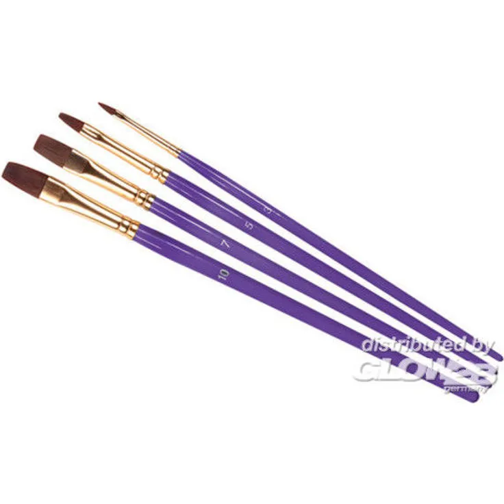 Humbrol AG4305 Pinsel Set -flach 3,5,7,10 1524305